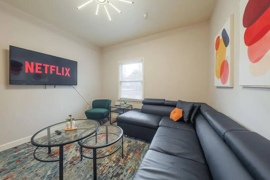 City-Style Comfort 1Br Suite With King Bed And Optional Parking Close To Broadway, Downtown, Centennial Park Nashville Stati Uniti